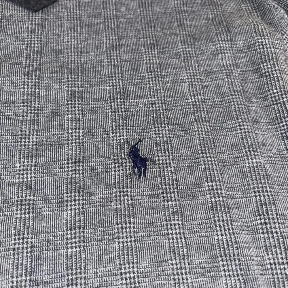 Vintage Polo Ralph Lauren Long Sleeve Polo Shirt Black Large